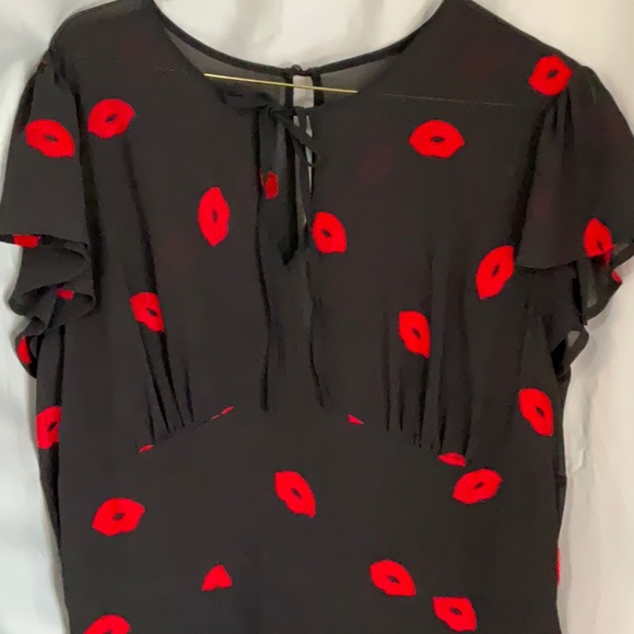 Voodoo vixen XL black lip dress - Picture 2 of 5